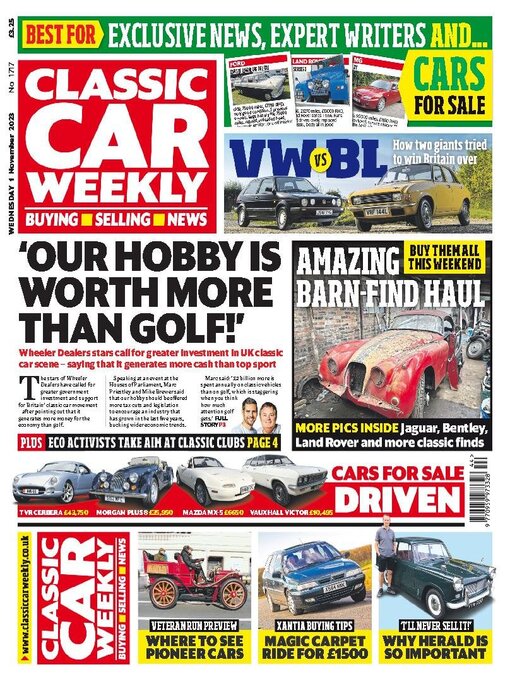 Title details for Classic Car Weekly by H BAUER PUBLISHING LIMITED - Available